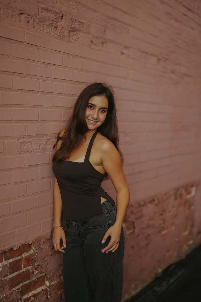 Evening light along the brick